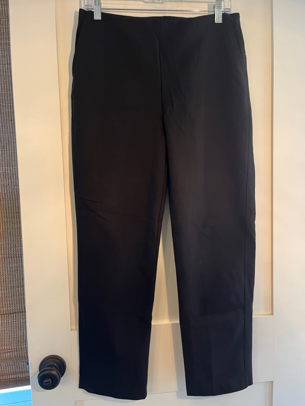 Rachel Zoe Black Straight-Leg Dress Pants